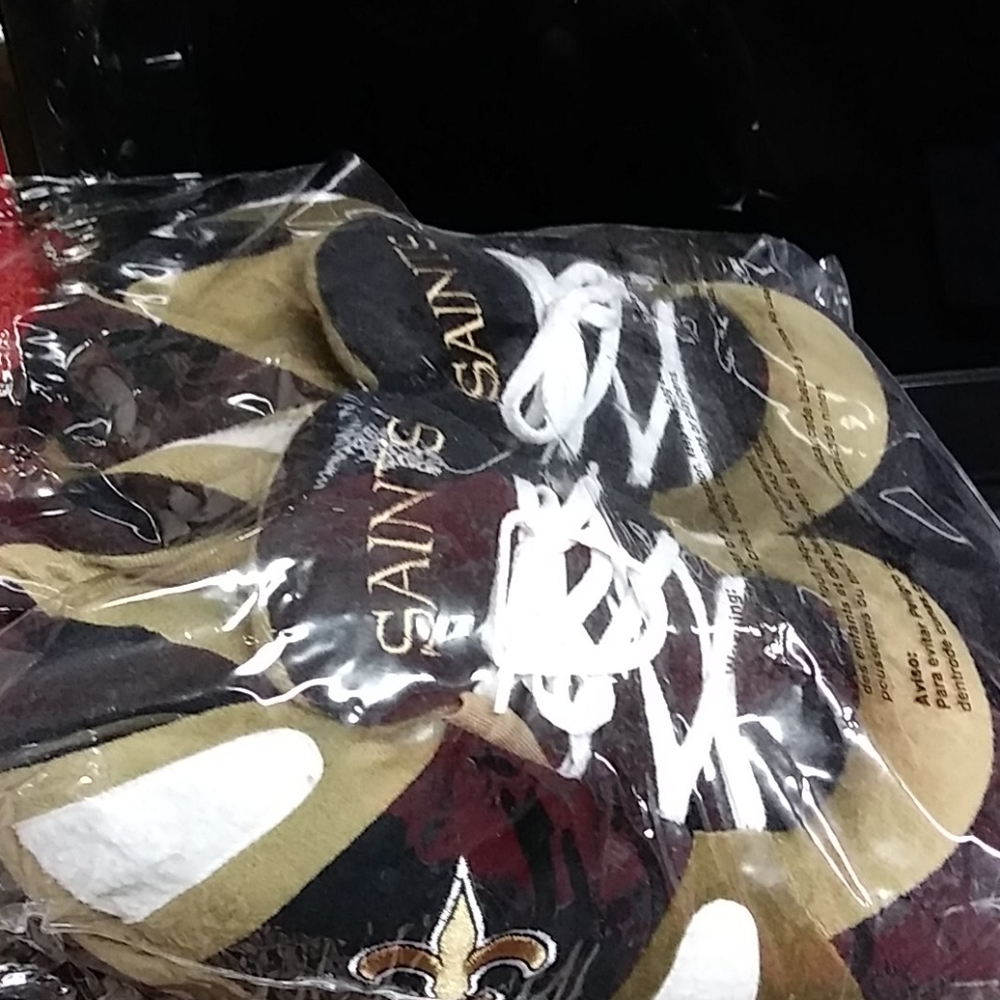 New Orleans Saints slippers